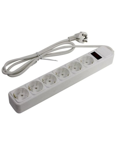 SP6W-150. Сетевой фильтр 6 розеток, 5м, белый. 5bites в Уфе