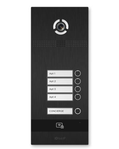 BI-04FB BLACK. Вызывная панель IP-домофона. BAS-IP в Уфе