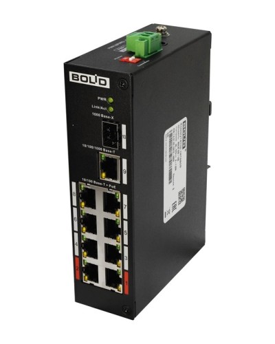 BOLID SW-108 версия 3. Коммутатор 8-портовый неуправляемый. BOLID в Уфе