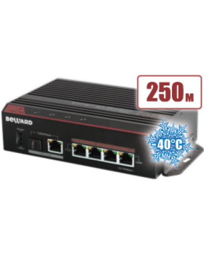 STP-411HP. Коммутатор 4-портовый. Beward в Уфе
