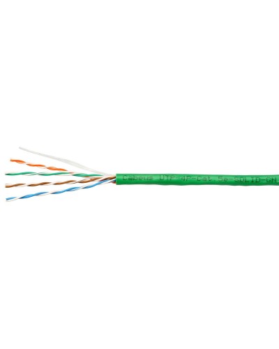 UTP-4P-Cat.5e-SOLID-GN-100 (7250c-5). Кабель «витая пара» (LAN) для структурированных систем связи. CABEUS в Уфе