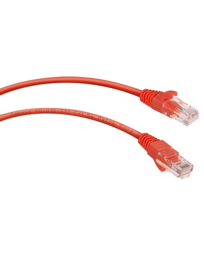 PC-UTP-RJ45-Cat.5e-0.3m-RD-LSZH (9511c), красный. Патч-корд медный. CABEUS в Уфе