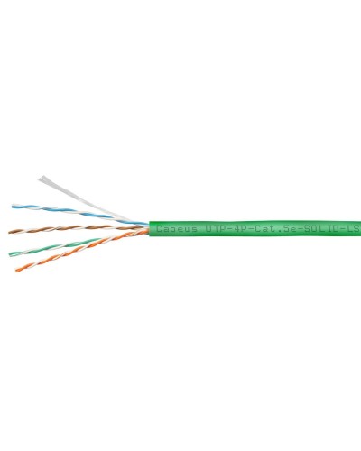 UTP-4P-Cat.5e-SOLID-LSZH-GN (9779c). Кабель «витая пара» (LAN) для структурированных систем связи. CABEUS в Уфе