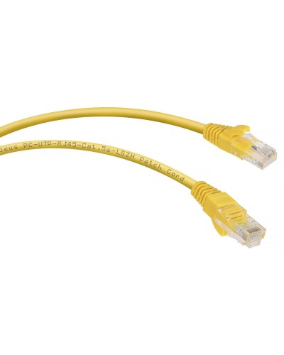 PC-UTP-RJ45-Cat.5e-0.5m-YL-LSZH (9496c), желтый. Патч-корд медный. CABEUS в Уфе