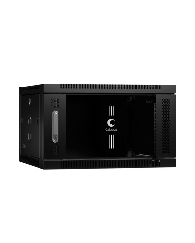 SH-05F-6U60/45-BK (8598c). Шкаф телекоммуникационный 19 настенный 6U. CABEUS в Уфе
