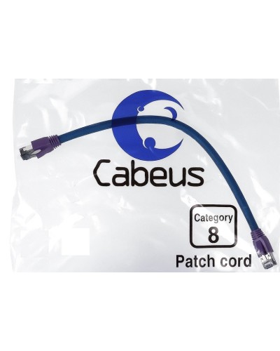 PC-SSTP-RJ45-Cat.8-5m-LSZH (9705c), серый. Патч-корд медный. CABEUS в Уфе