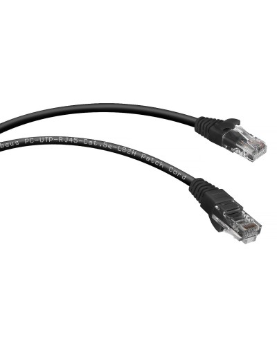 PC-UTP-RJ45-Cat.5e-0.15m-BK-LSZH (9534c), чёрный. Патч-корд медный. CABEUS в Уфе