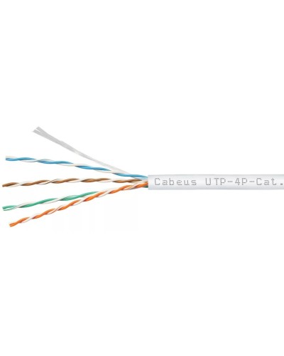 UTP-4P-Cat.5e-SOLID-LSZH-GY (9776c). Кабель «витая пара» (LAN) для структурированных систем связи. CABEUS в Уфе