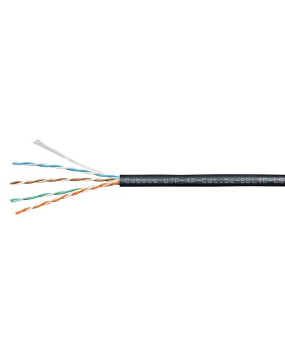 UTP-4P-Cat.5e-SOLID-LSZH-BK (9781c). Кабель «витая пара» (LAN) для структурированных систем связи. CABEUS в Уфе