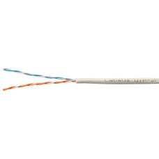 UTP-2P-Cat.5e-SOLID-LSZH-GY-500 (11213c). Кабель «витая пара» (LAN) для структурированных систем связи. CABEUS