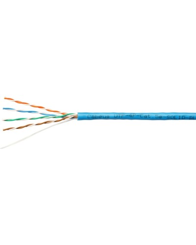UTP-4P-Cat.5e-SOLID-BL-100 (7248c-5). Кабель «витая пара» (LAN) для структурированных систем связи. CABEUS в Уфе