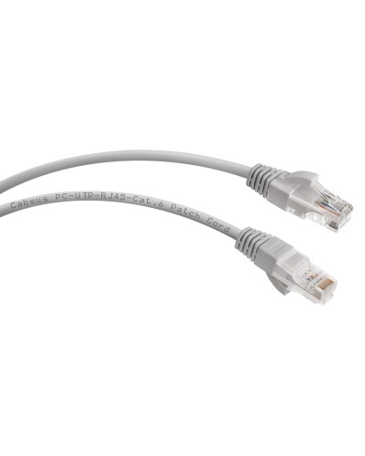 PC-UTP-RJ45-Cat.6-5m (7270c), серый. Патч-корд медный. CABEUS в Уфе