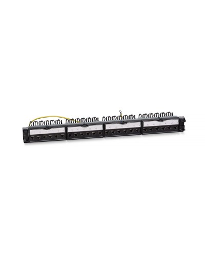 PL-24-KJ-RJ45-Cat.6-SH-180T (11833c): Патч-панель 19" (1U), 24 порта RJ-45, категория 6, полностью экранированная в Уфе