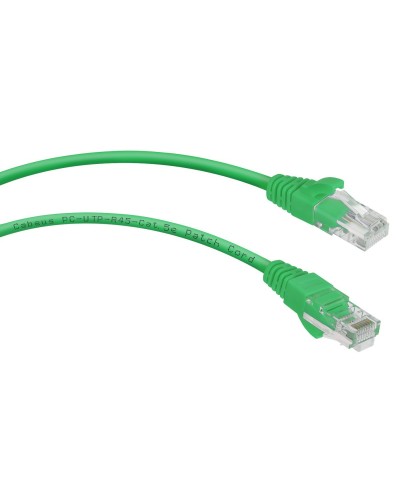 PC-UTP-RJ45-Cat.5e-0.15m-GN (8988c), зелёный. Патч-корд медный. CABEUS в Уфе