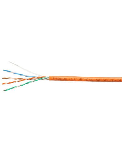 UTP-4P-Cat.5e-SOLID-LSZH-OR-LIGHT-100 (10993c-5). Кабель «витая пара» (LAN) для структурированных систем связи. CABEUS в Уфе