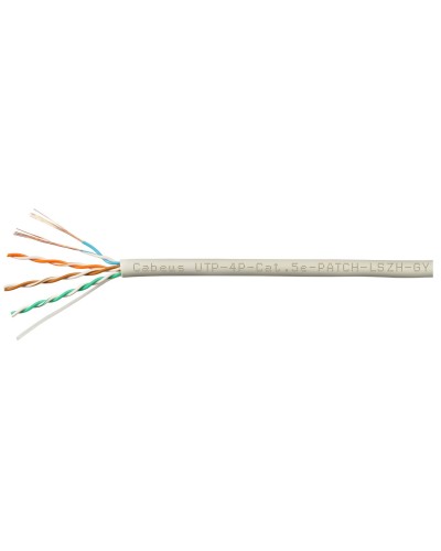 UTP-4P-Cat.5e-SOLID-GY-LIGHT (9995c). Кабель «витая пара» (LAN) для структурированных систем связи. CABEUS в Уфе