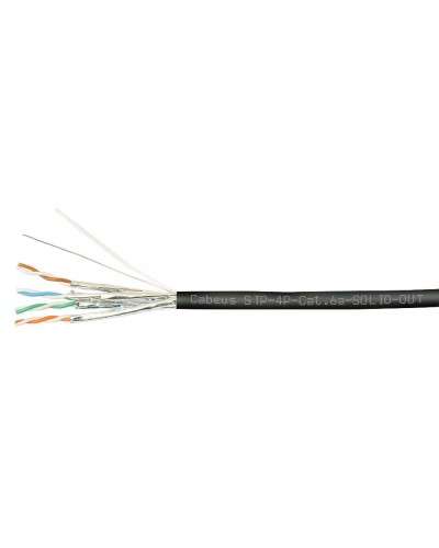 STP-4P-Cat.6a-SOLID-OUT-LSZH-UV (7198c). Кабель «витая пара» (LAN) для структурированных систем связи. CABEUS в Уфе