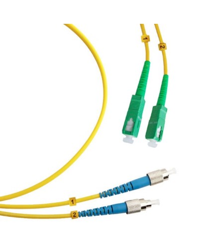 FOP(d)-9-SC/APC-FC/UPC-2m (8123c). Патч-корд оптический. CABEUS в Уфе