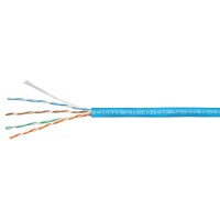 UTP-4P-Cat.5e-SOLID-LSZH-BL-100 (9777c-5). Кабель «витая пара» (LAN) для структурированных систем связи. CABEUS