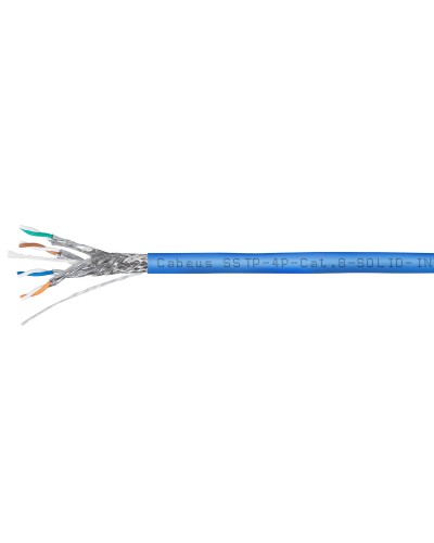 SSTP-4P-Cat.8-SOLID-IN-LSZH-BL (7750c). Кабель «витая пара» (LAN) для структурированных систем связи. CABEUS в Уфе