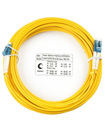FOP(d)-9-LC-LC-1,5m (7514c). Патч-корд оптический. CABEUS в Уфе