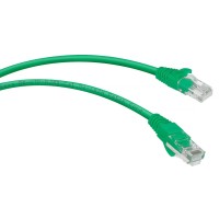 PC-UTP-RJ45-Cat.5e-1m-GN (7454c), зелёный. Патч-корд медный. CABEUS