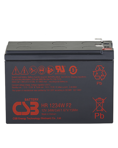 CSB HR 1234W. Аккумулятор герметичный свинцово-кислотный. CSB в Уфе