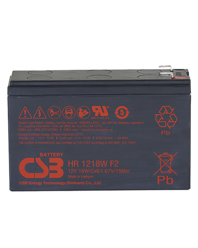 CSB HR 1218W. Аккумулятор герметичный свинцово-кислотный. CSB в Уфе