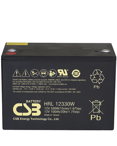 CSB HRL 12330W. Аккумулятор герметичный свинцово-кислотный. CSB в Уфе