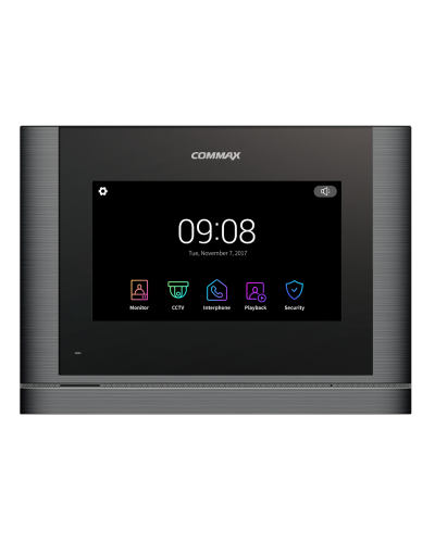 CDV-704MF/VZ (темное серебро) Black Smog. Монитор видеодомофона цветной. Commax в Уфе