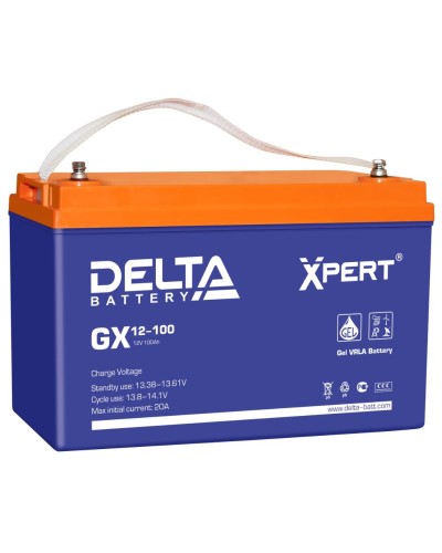 Delta GX 12-100. Аккумулятор герметичный свинцово-кислотный. Delta в Уфе