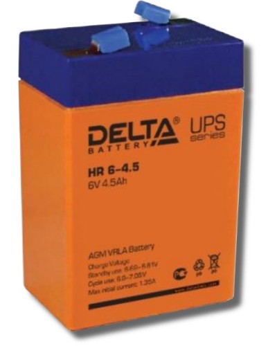 Delta HR 6-4.5. Аккумулятор герметичный свинцово-кислотный. Delta в Уфе