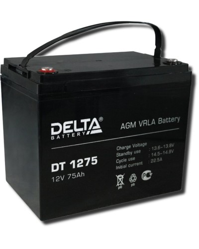Delta DT 1275. Аккумулятор герметичный свинцово-кислотный. Delta в Уфе