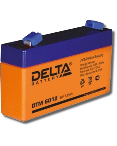 Delta DTM 6012. Аккумулятор герметичный свинцово-кислотный. Delta в Уфе