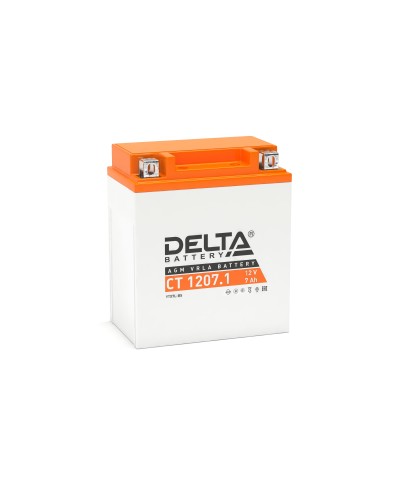 Delta CT 1207.1. Аккумулятор герметичный свинцово-кислотный стартерный. Delta в Уфе