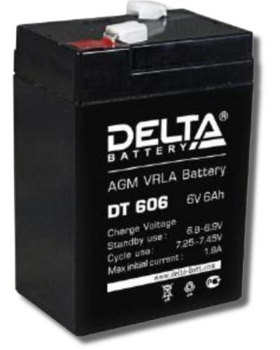 Delta DT 606. Аккумулятор герметичный свинцово-кислотный. Delta в Уфе