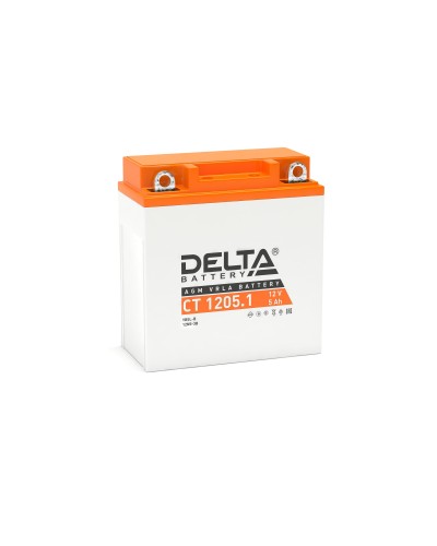 Delta CT 1205.1. Аккумулятор герметичный свинцово-кислотный стартерный. Delta в Уфе