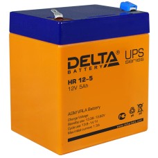 Delta HR 12-5. Аккумулятор герметичный свинцово-кислотный. Delta