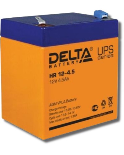 Delta HR 12-4.5. Аккумулятор герметичный свинцово-кислотный. Delta в Уфе