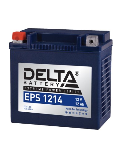 Delta EPS 1214. Аккумулятор герметичный свинцово-кислотный стартерный. Delta в Уфе