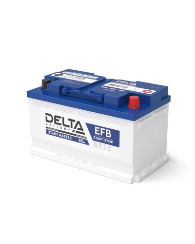 Delta START MASTER EFB 1285 (85 Ah). Аккумулятор автомобильный герметичный свинцово-кислотный. Delta в Уфе