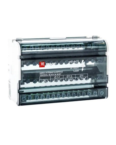 Шина нулевая в корпусе 4х15 (sn0-4х15). Шина нулевая в корпусе. EKF в Уфе