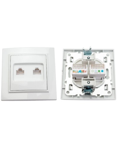 Минск Розетка RJ-45+Phone СП (ERK00-135-10). Розетка RJ-45+Phone СП. EKF в Уфе