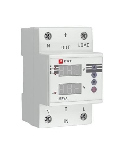 MRVA 40A PROxima (MRVA-40A). Реле напряжения и тока с дисплеем. EKF в Уфе