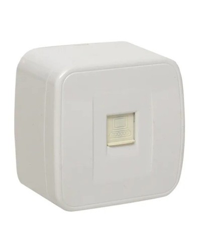 Минск Розетка RJ-45 1-местная ОП 1А (EGK01-035-10). Розетка RJ-45 1-местная ОП 1А. EKF в Уфе