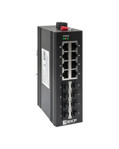 TSX-U-8GX/SFP-8GT. Промышленный неуправляемый коммутатор. EKF в Уфе