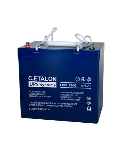 C.ETALON CHRL 12-55. Аккумулятор герметичный свинцово-кислотный. ETALON в Уфе