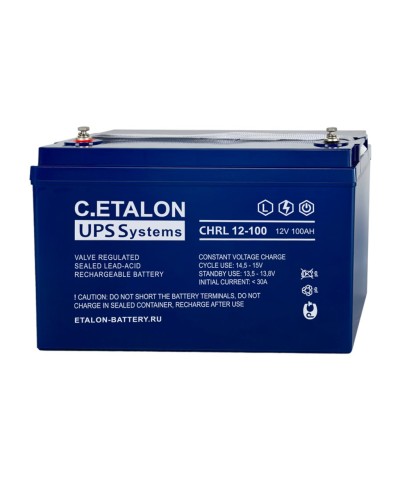 C.ETALON CHRL 12-100. Аккумулятор герметичный свинцово-кислотный. ETALON в Уфе