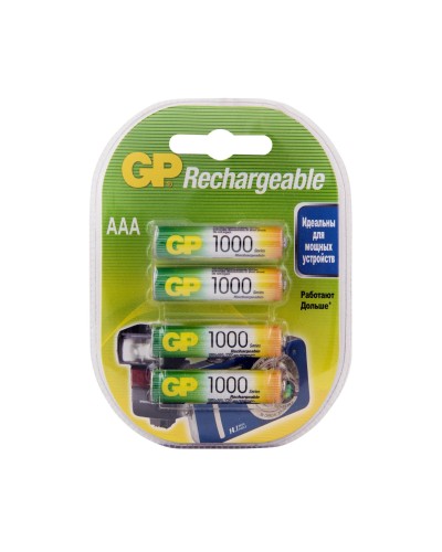 GP 100AAAHC AAA (GP 100AAAHC-2DECRC4), упак. 4 шт.. Перезаряжаемые аккумуляторы. GP Batteries в Уфе