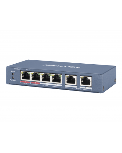 DS-3E0106HP-E. Коммутатор с питанием POE. Hikvision в Уфе